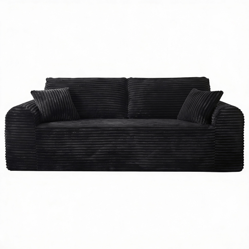 3 Seater Corduroy Boneless Couch | 26.4\