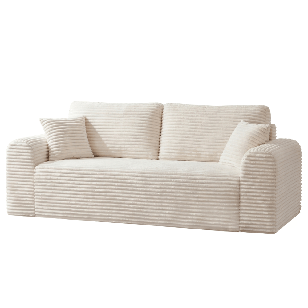 3 Seater Corduroy Boneless Couch | 26.4\