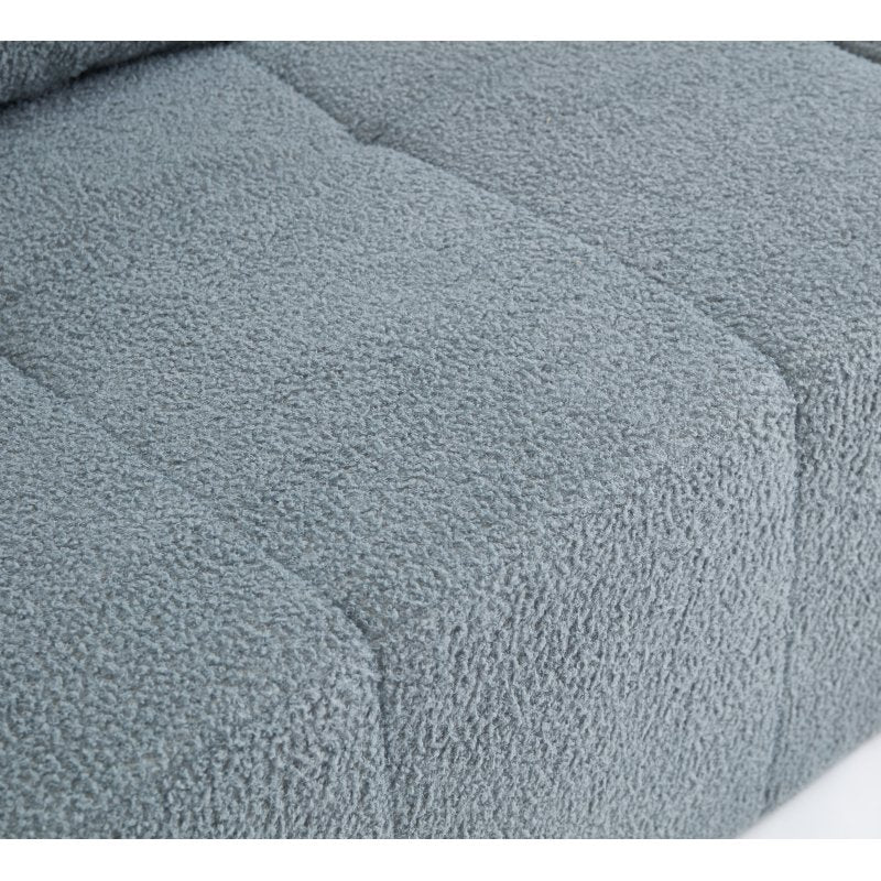 Modern Modular Sectional Sofa - Armless Floor Couch with Removable Back Cushions, No Assembly Required, Space-Saving Design in Neutral Tones () - Ideal for Living Room, Apartment, Office - Convertible Accent Chair or Sleeper Sofa with Plush Cushions