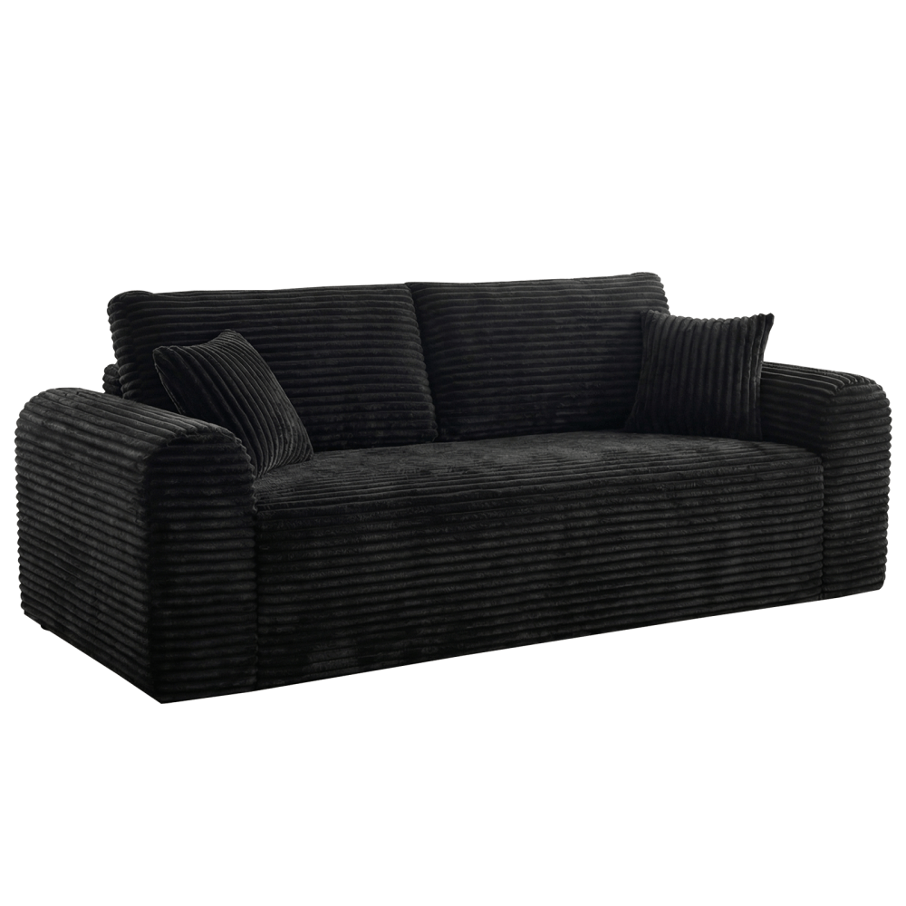 3 Seater Corduroy Boneless Couch | 26.4\