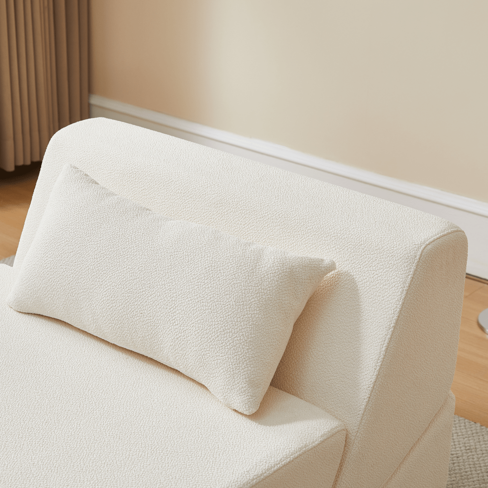 Modern 2-in-1 Compressed Sofa Bed | Perfect for Small Space, Mixed Color, Classic Style, Poly Blend Upholstery