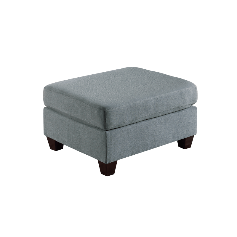 Modular Seating Set 2pcs Gray Living Room Modern Lightweight Durable Sofa for Home Office, easy to assemble