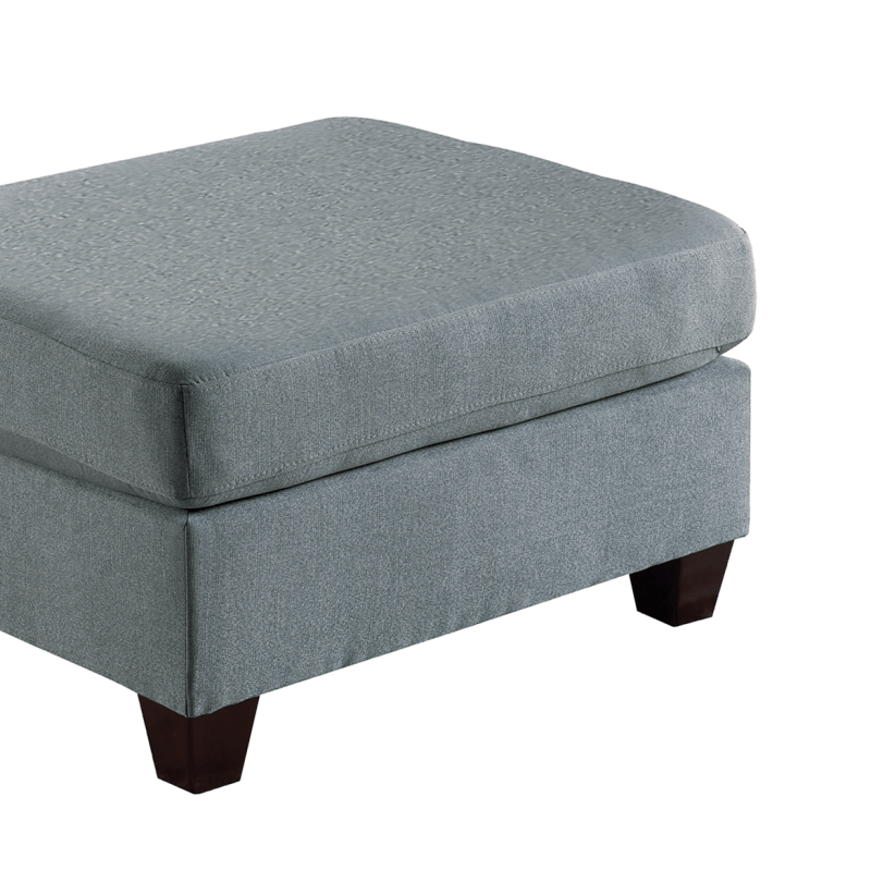 Modular Seating Set 2pcs Gray Living Room Modern Lightweight Durable Sofa for Home Office, easy to assemble