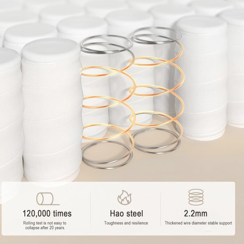 Compressed Memory Foam Sofa with Rectangular Pillow 2-Seater Lounger Daybed for Bedroom, Guest Room, Orange