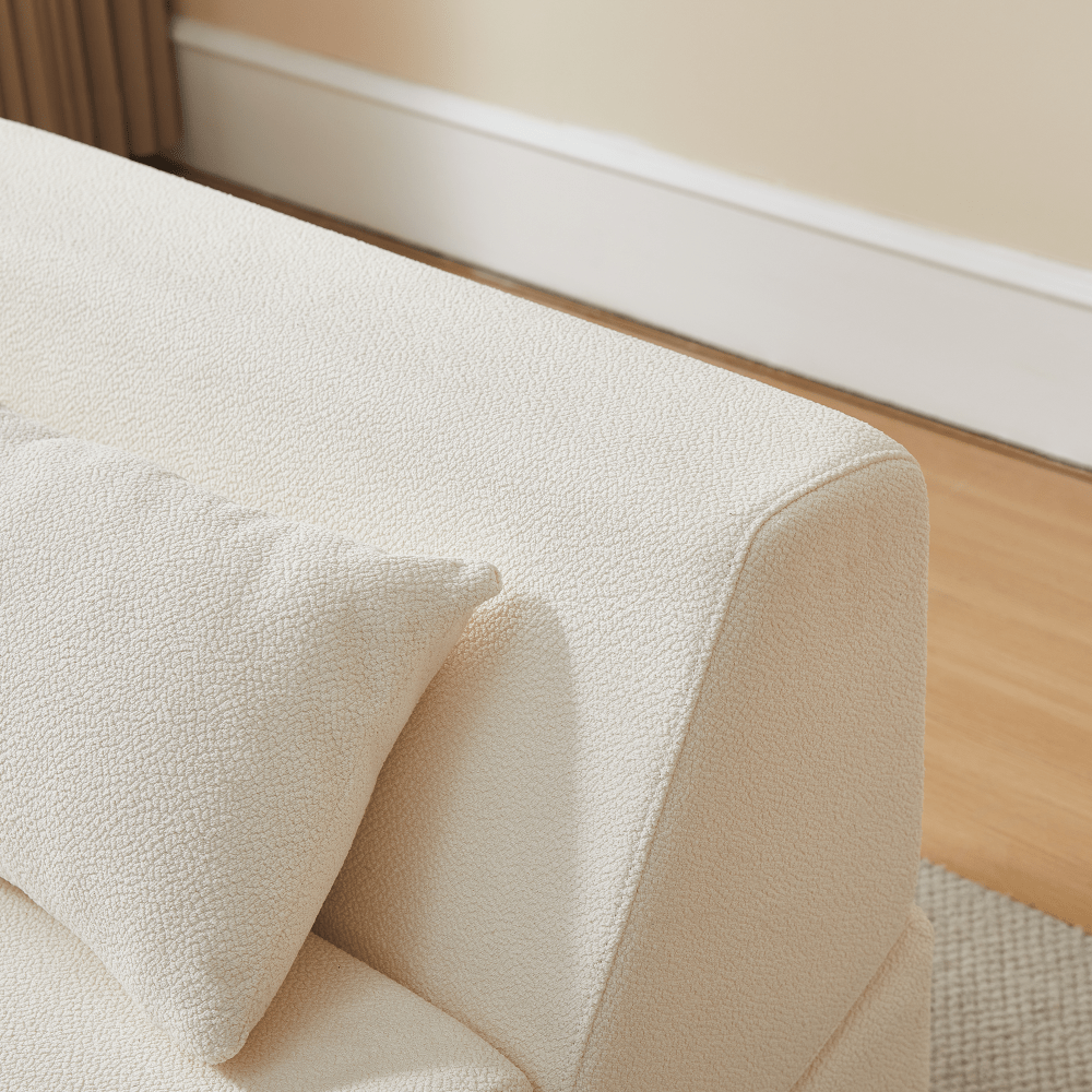 Modern 2-in-1 Compressed Sofa Bed | Perfect for Small Space, Mixed Color, Classic Style, Poly Blend Upholstery