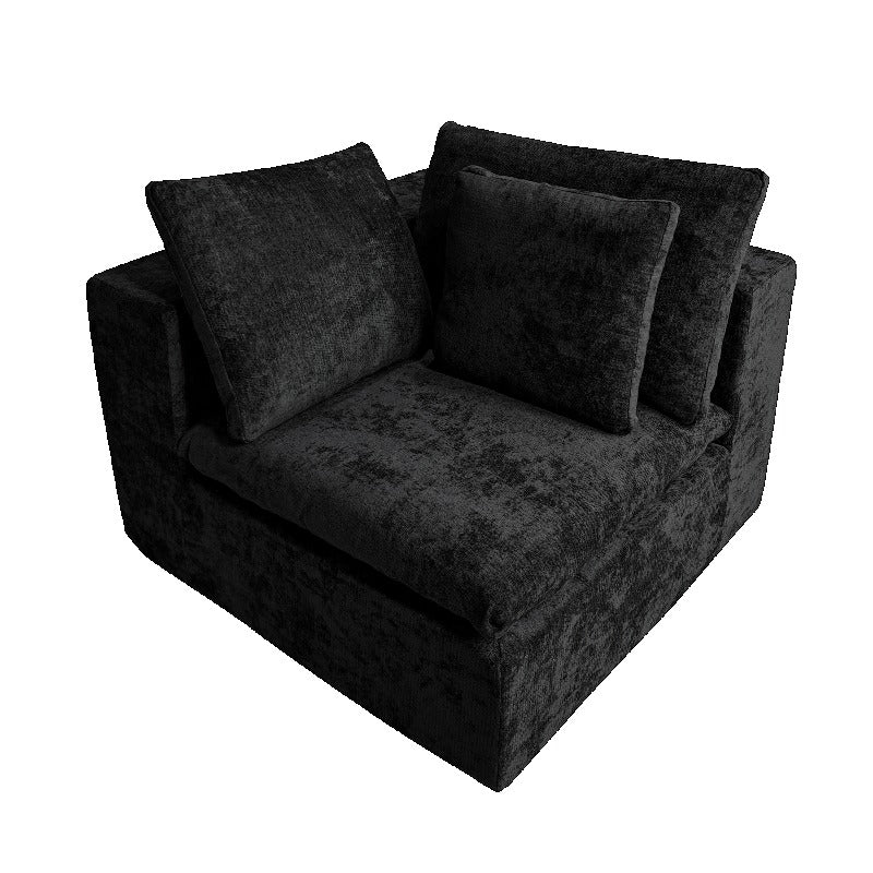 Sofa for a Minimalist Living Room in Black