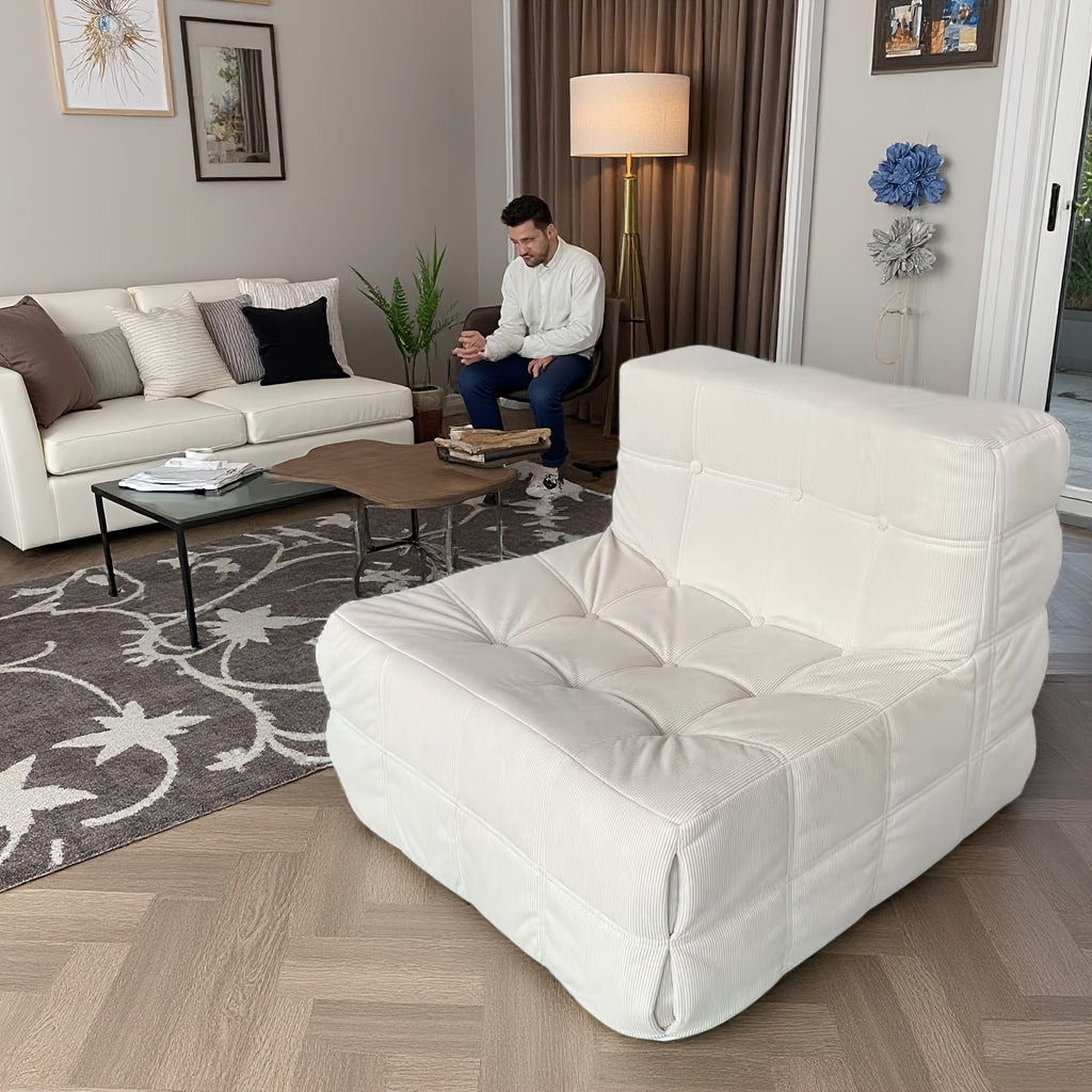 Single Sofa, Boneless Sofa, Compressed Boxed Single Sofa, Suitable for Home, Office, Apartment Leisure